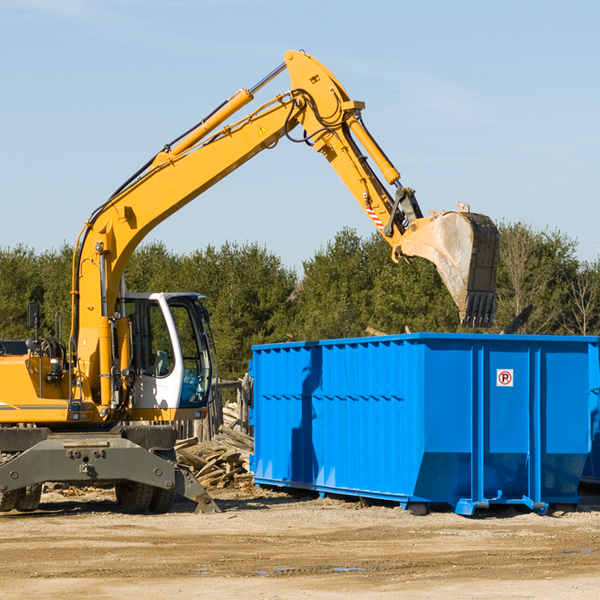 what size residential dumpster rentals are available in Benner